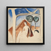 Frau und Berg - André Derain — gerahmtes Bild an der Wand