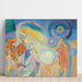 Reproduktion des Gemäldes Frau nackt lesend - Robert Delaunay