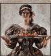 Frau mit Festtafel - Albert Beck Wenzell — Ansicht des Kunstwerks
