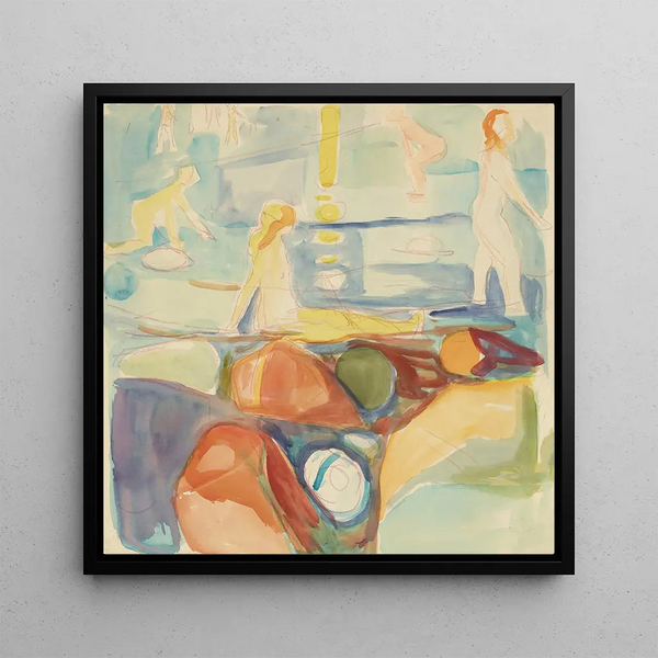 Femmes nues à la plage - Edvard Munch