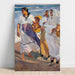 Reproduktion des Gemäldes Frauen beim Fischen in Valencia - Joaquín Sorolla
