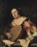Eine Dame, die Laute spielt - Ferdinand Bol — Ansicht des Kunstwerks