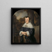 Portrait de Maria Rey - Ferdinand Bol — gerahmtes Bild an der Wand