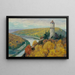 Moldau - Ferdinand Engelmüller — gerahmtes Bild an der Wand