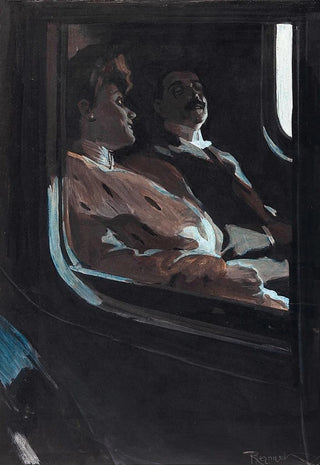 Ferdinand Freiherr von Reznicek - In der Kutsche.webp