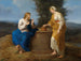 Der Christus und die Samariterin - Ferdinand Georg Waldmüller — Ansicht des Kunstwerks