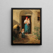 L'enfant de bonne humeur - Ferdinand Georg Waldmüller — gerahmtes Bild an der Wand