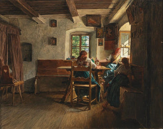 Der Abschied - Ferdinand Georg Waldmüller — Ansicht des Kunstwerks