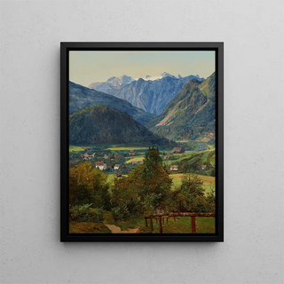 Ferdinand Georg Waldmller - Der Dachstein vom SophienDoppelblick bei Ischl.webp