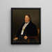Der Kapitän des Schiffs Mathias Feldmüller - Ferdinand Georg Waldmüller — gerahmtes Bild an der Wand