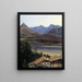 Lac Wolfgang - Ferdinand Georg Waldmüller — gerahmtes Bild an der Wand