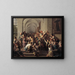 Die Klostersuppe - Ferdinand Georg Waldmüller — gerahmtes Bild an der Wand
