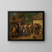 La saisie - Ferdinand Georg Waldmüller — gerahmtes Bild an der Wand