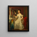 L'actrice Elise Höfer - Ferdinand Georg Waldmüller — gerahmtes Bild an der Wand