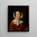 Mme von Bartsch - Ferdinand Georg Waldmüller — gerahmtes Bild an der Wand