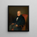 Johann Jakob Schwartz von Mohrenstern, Fabrikdirektor und Privatbürger - Ferdinand Georg Waldmüller — gerahmtes Bild an der Wand