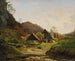 Landschaft mit Schmiede - Ferdinand Georg Waldmüller — Ansicht des Kunstwerks