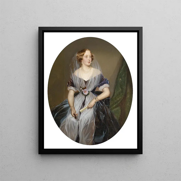 Ferdinand Georg Waldmller - Portrait einer adeligen Dame.webp