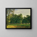 Landschaft am Prater - Ferdinand Georg Waldmüller — gerahmtes Bild an der Wand