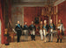 Empfang des Großfürsten Alexander Nikolaewitsch durch Fürst Metternich in der Hofburg Wien im Jahr 1839 - Ferdinand Georg Waldmüller — Ansicht des Kunstwerks