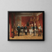 Empfang des Großfürsten Alexander Nikolaewitsch durch Fürst Metternich in der Hofburg Wien im Jahr 1839 - Ferdinand Georg Waldmüller — gerahmtes Bild an der Wand