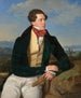 L'acteur Maximilian Korn dans un paysage - Ferdinand Georg Waldmüller — Ansicht des Kunstwerks