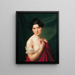 L'actrice de cour Sophie Müller - Ferdinand Georg Waldmüller — gerahmtes Bild an der Wand