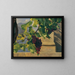 Weinreben und Trauben - Ferdinand Georg Waldmüller — gerahmtes Bild an der Wand