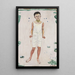 Junge verzaubert - Ferdinand Hodler — gerahmtes Bild an der Wand