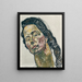 Betrachten Sie das Unendliche - Ferdinand Hodler — gerahmtes Bild an der Wand