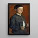 Portrait von August Hodler, dem Studenten - Ferdinand Hodler — gerahmtes Bild an der Wand