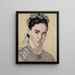Portrait von Marie Elise Bernhard Hodler - Ferdinand Hodler — gerahmtes Bild an der Wand