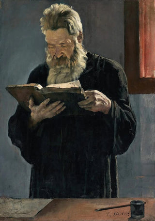 Ferdinand Hodler - Reading Priest.webp