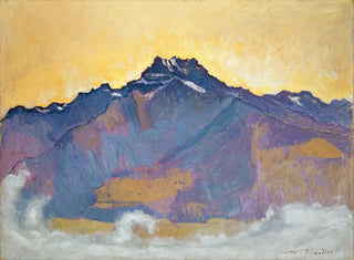 Les Dents du Midi vues depuis Chesires - Ferdinand Hodler — Ansicht des Kunstwerks