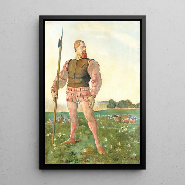 Ferdinand Hodler - The angry warrior.webp