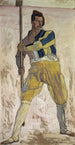 Krieger mit Hellebarde - Ferdinand Hodler — Ansicht des Kunstwerks