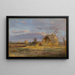 Herbstlandschaft mit Bäumen - Ferdinand Katona — gerahmtes Bild an der Wand