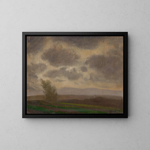 Vor dem Sturm - Ferdinand Katona — gerahmtes Bild an der Wand