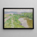Landschaft mit einem Fluss - Ferdinand Katona — gerahmtes Bild an der Wand