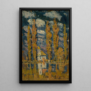 Ferdinand Katona - Poplars by the water.webp