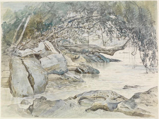 Rivage rocheux baigné par le Parahyba - Ferdinand Keller — Ansicht des Kunstwerks