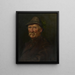 Portrait eines Jägers - Ferdinand Keller — gerahmtes Bild an der Wand
