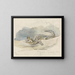 Studie eines Alligators - Ferdinand Keller — gerahmtes Bild an der Wand