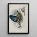 Zwei Studien eines Vogels - Ferdinand Keller — gerahmtes Bild an der Wand