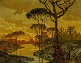 Ferdinand Knab - Evening Landscape.webp
