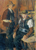 Die Landwirte von Sarntheiner - Ferdinand Kruis — Ansicht des Kunstwerks