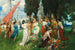 Das Frühlingsfest von Flora vor der Akropolis - Ferdinand Leeke — Ansicht des Kunstwerks