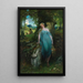 Nymphe des bois et berger - Ferdinand Leeke — gerahmtes Bild an der Wand