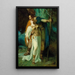 L'Adieu de Wotan à Brünhilde - Ferdinand Leeke — gerahmtes Bild an der Wand