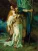 L'Adieu de Wotan à Brünhilde - Ferdinand Leeke — Ansicht des Kunstwerks